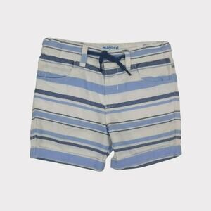 Mayoral Boys Blue Striped Shorts